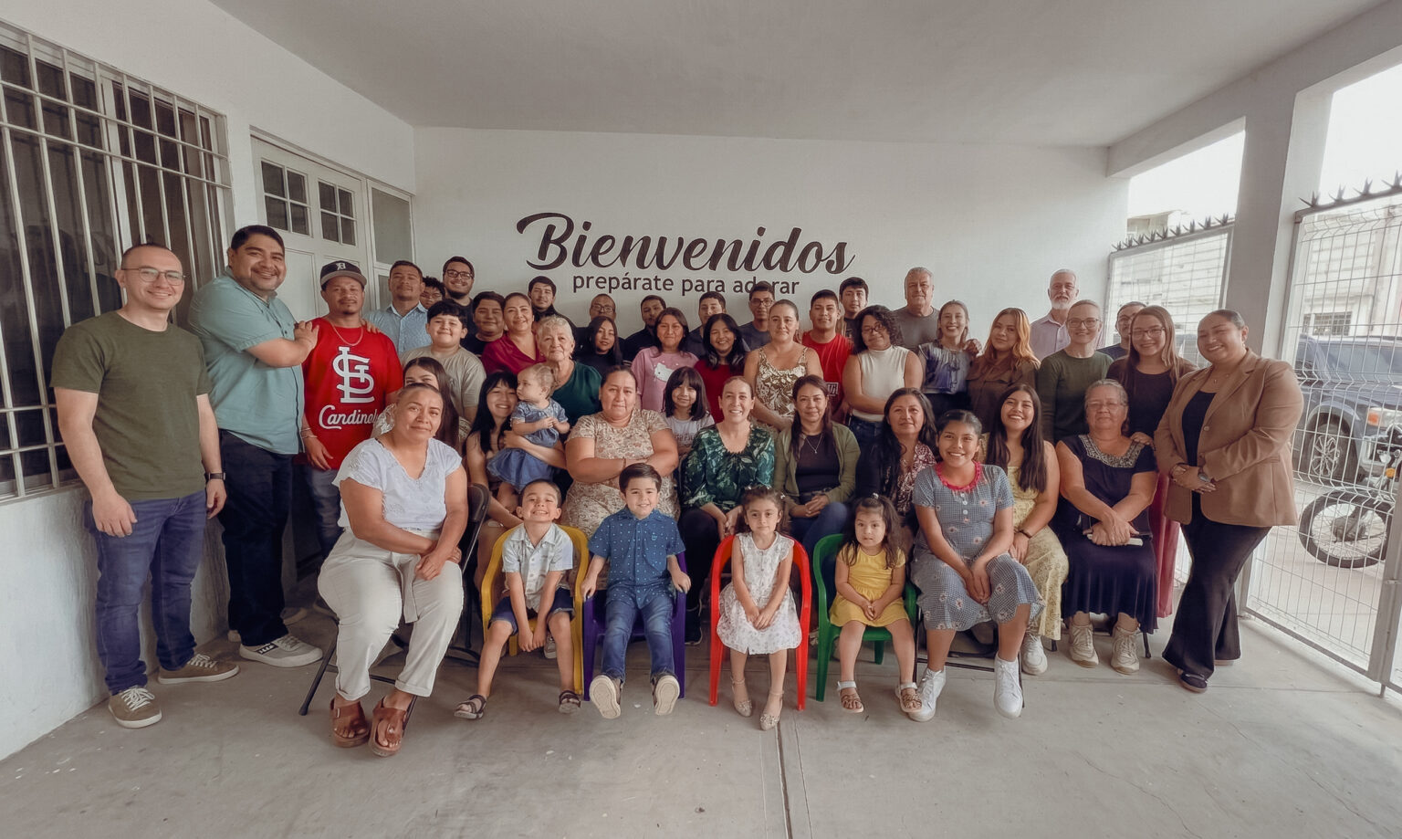Familias de Comunidad de Fe reunidas